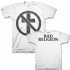 Monochrome Crossbuster Tee (White) - Front and Back (400x400)