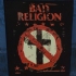 Bad Religion Newsprint Crossbuster -Backpatch - Backpatch (552x630)