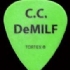 Guitar Pick - Crossbuster C.C. DeMILF Greg Hetson - Back (170x200)