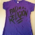 Bad Religion Girlie Tee (Purple) - Front (750x1000)