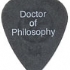 Guitar Pick - Doctor of Philosophy -  (93x113)