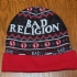 Bad Religion Beanie (Black / Red) - Brim rolled up (879x763)