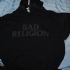 Hoodie with grey Bad Religion -text (Black) - Front (685x769)