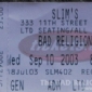 Bad Religion - 2003 Sep 10 Slims San Francisco CA