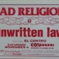 Bad Religion - Show flyer