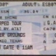 7/2/2009 - San Antonio, TX - ticket