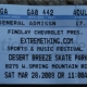 3/28/2009 - Las Vegas, NV - ticket