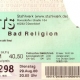 8/29/2000 - Dsseldorf - ticket