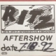 7/18/1992 - New York, NY - After show pass