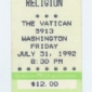 Bad Religion - unused ticket