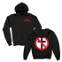 Big Crossbuster Zip-Up Hoodie (Black) - Front and back (1000x1000)