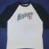 Worn Crossbuster -Baseball Shirt Tee (Black-White) -  (1195x1000)