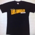 Greetings From... Los Angeles Is Burning Tee (Black) - Front (1125x1000)