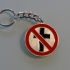 Crossbuster Keychain - Front (1333x1000)