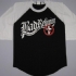 Worn Crossbuster -Baseball Shirt Tee (Black-White) - Front (517x455)