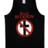 Bad Religion Distressed Crossbuster Tank (Black) - Front (299x387)
