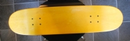 The Process of Belief skate deck (Yellow Top) - Skate deck, top (2888x924)