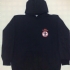 Hoodie with crossbuster (Black) - Front (850x1000)