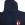 Hoodie with crossbuster (Black) - Front (Close-Up) (750x1000)