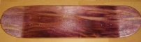 The Process of Belief skate deck (Red Top) - Skate deck, top (1128x335)