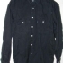 Bad Religion Crossbuster Denim Shirt (Black) - Front (377x500)
