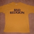 Bad Religion -text Tee (Mustard yellow) - Front (640x480)