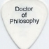 Guitar Pick - Doctor of Philosophy -  (92x108)