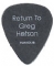 Guitar Pick - Return To Greg Hetson -  (93x114)