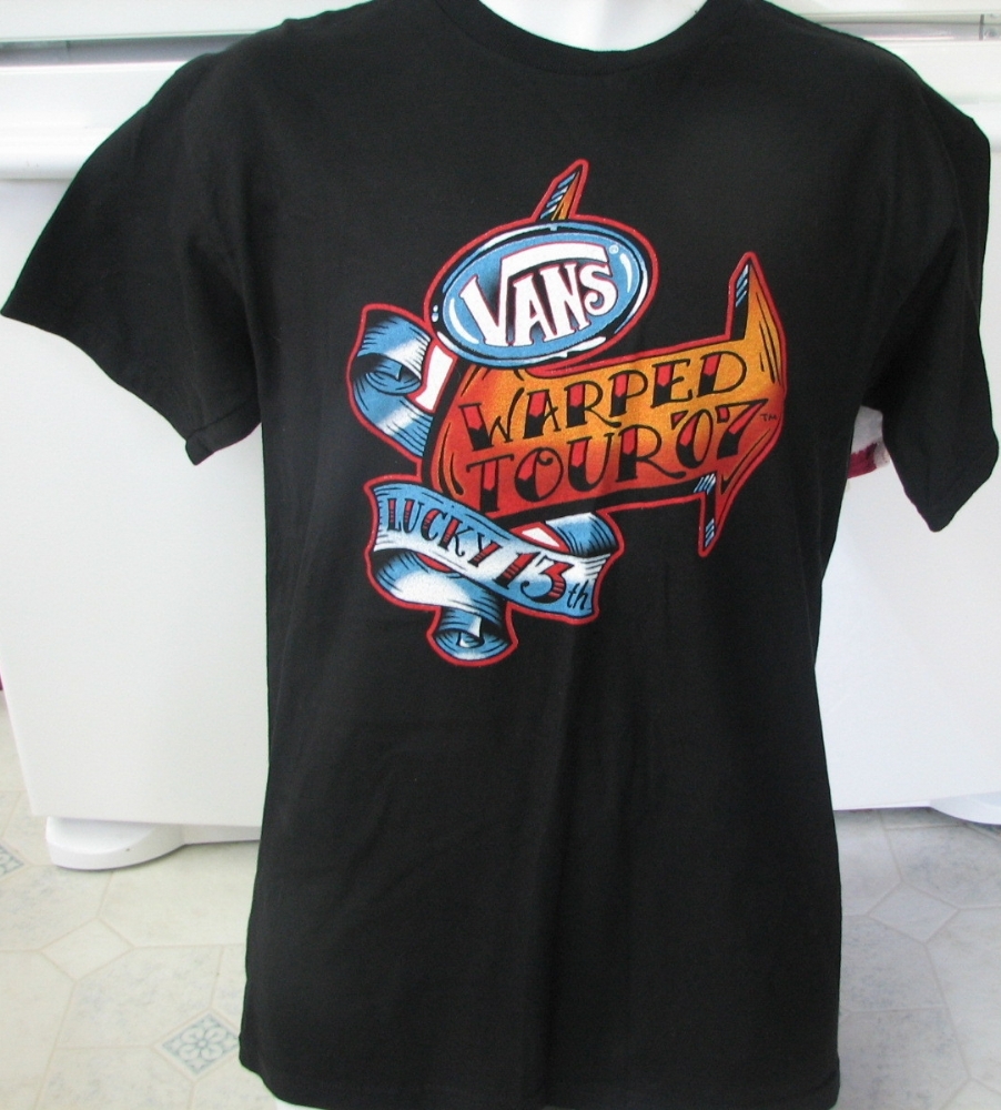 vans warped tour 2014 t shirt