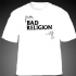 Bad Religion Angels Tee (White) - Front (697x690)