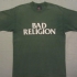 Bad Religion -text Tee (Green) - Front (1175x1000)