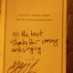 7/1/2009 - Las Cruces, NM - Graffin also signed my copy of his dissertation, t