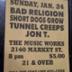 1/24/1988 - San Francisco, CA - show flyer