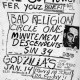 1/14/1982 - Los Angeles, CA - Flyer