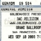 9/10/2008 - San Francisco, CA - Ticket stub