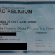 7/22/2013 - Gothenburg - Ticket