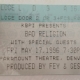 5/17/1996 - Denver, CO - Ticket