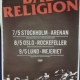 5/7/2004 - Stockholm - show poster
