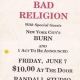 6/7/1991 - Buffalo, NY - show flyer